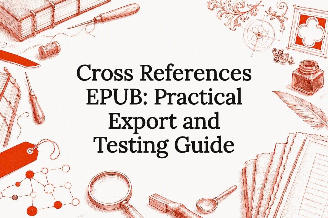 Cross References EPUB: Practical Export and Testing Guide
