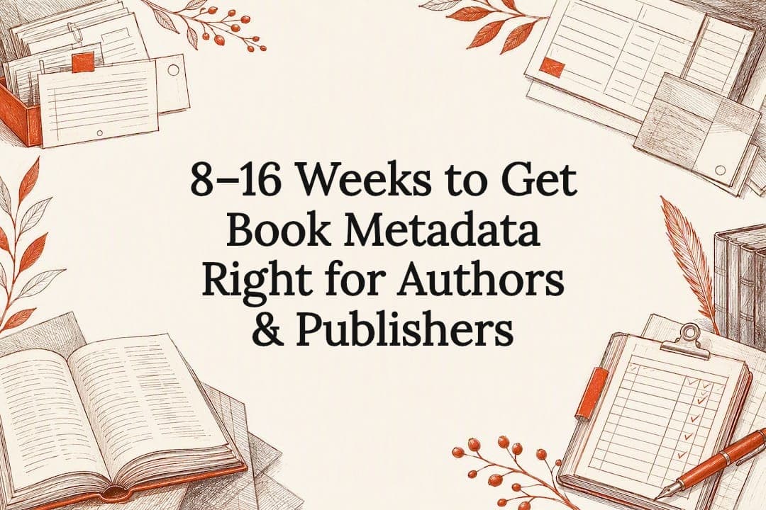 8–16 Weeks to Get Book Metadata Right for Authors & Publishers