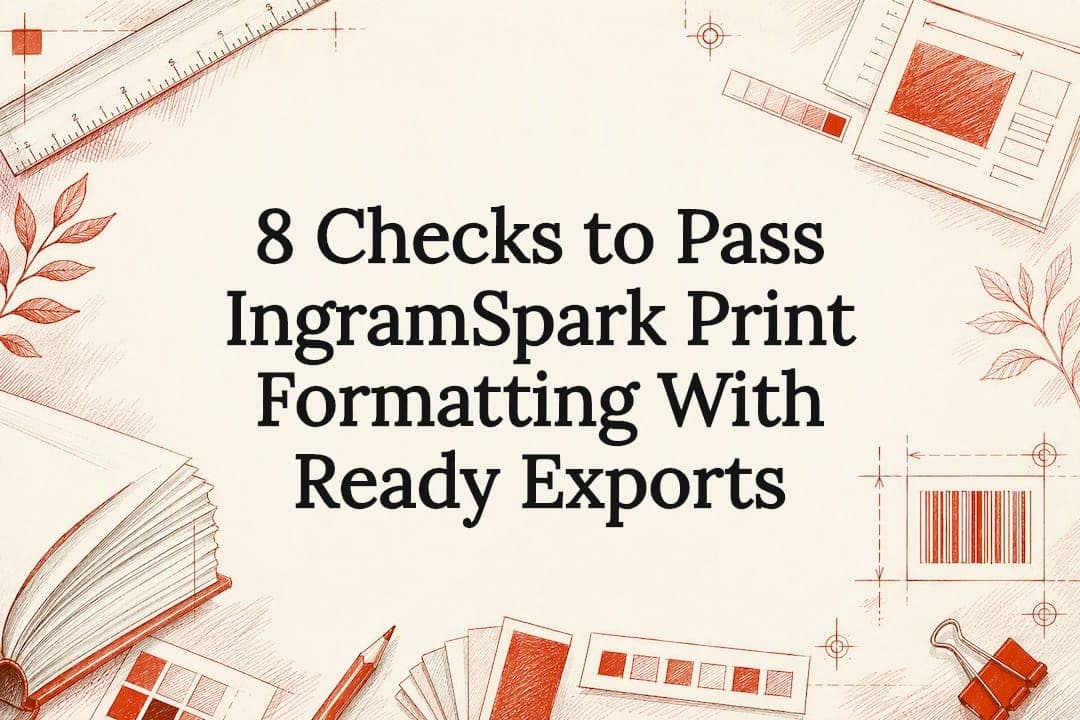 8 Checks to Pass IngramSpark Print Formatting With Ready Exports